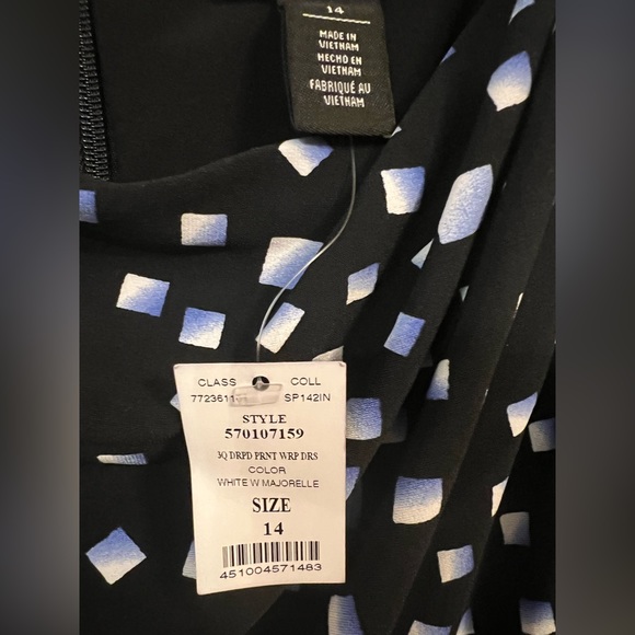 🌻WHBM Elegant Ombré Cube Design Dress - Picture 10 of 16